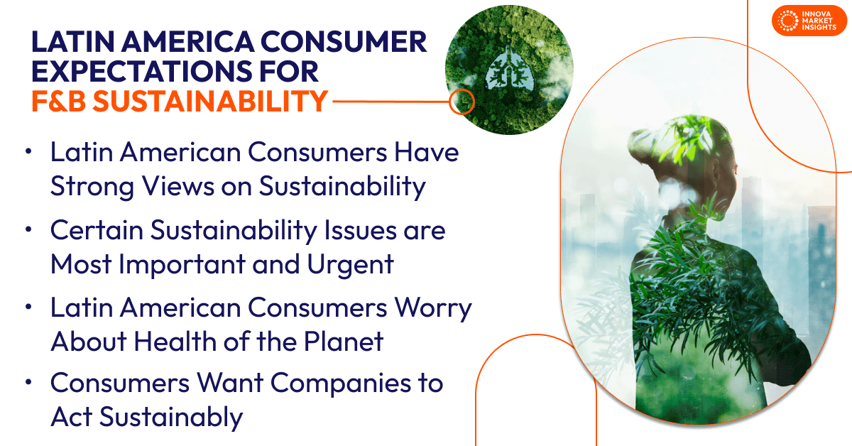 Latin America Consumer Expectations for  F&B Sustainability